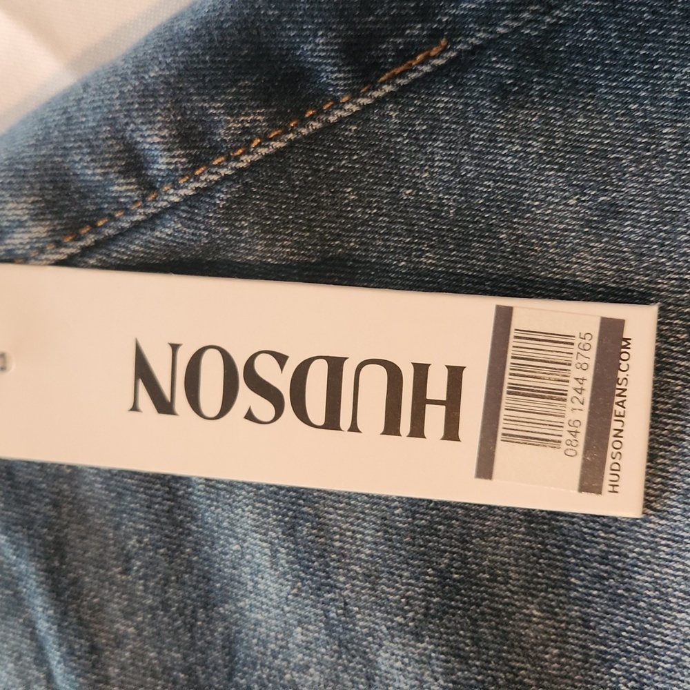 Hudson Jeans Women's Blue Denim Shorts - Picture 2 of 6